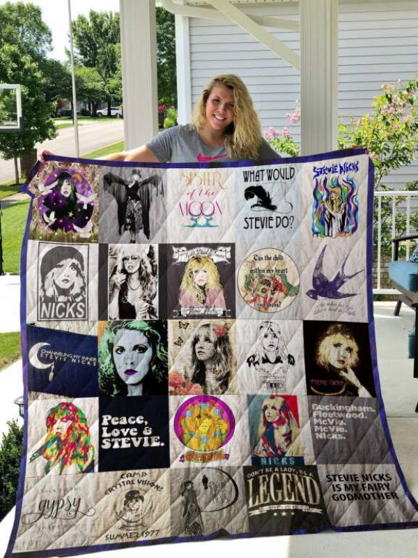 Stevie Nicks Tshirt Quilt Blanket