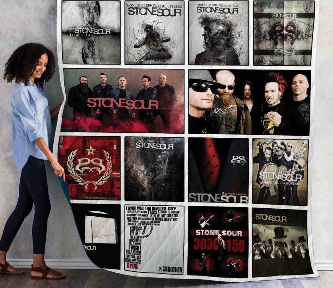 Stone Sour Albums 3D Quilt Blanket