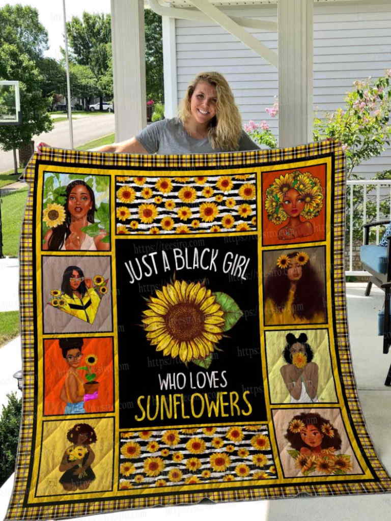 Sunflowers Quilt Blanket