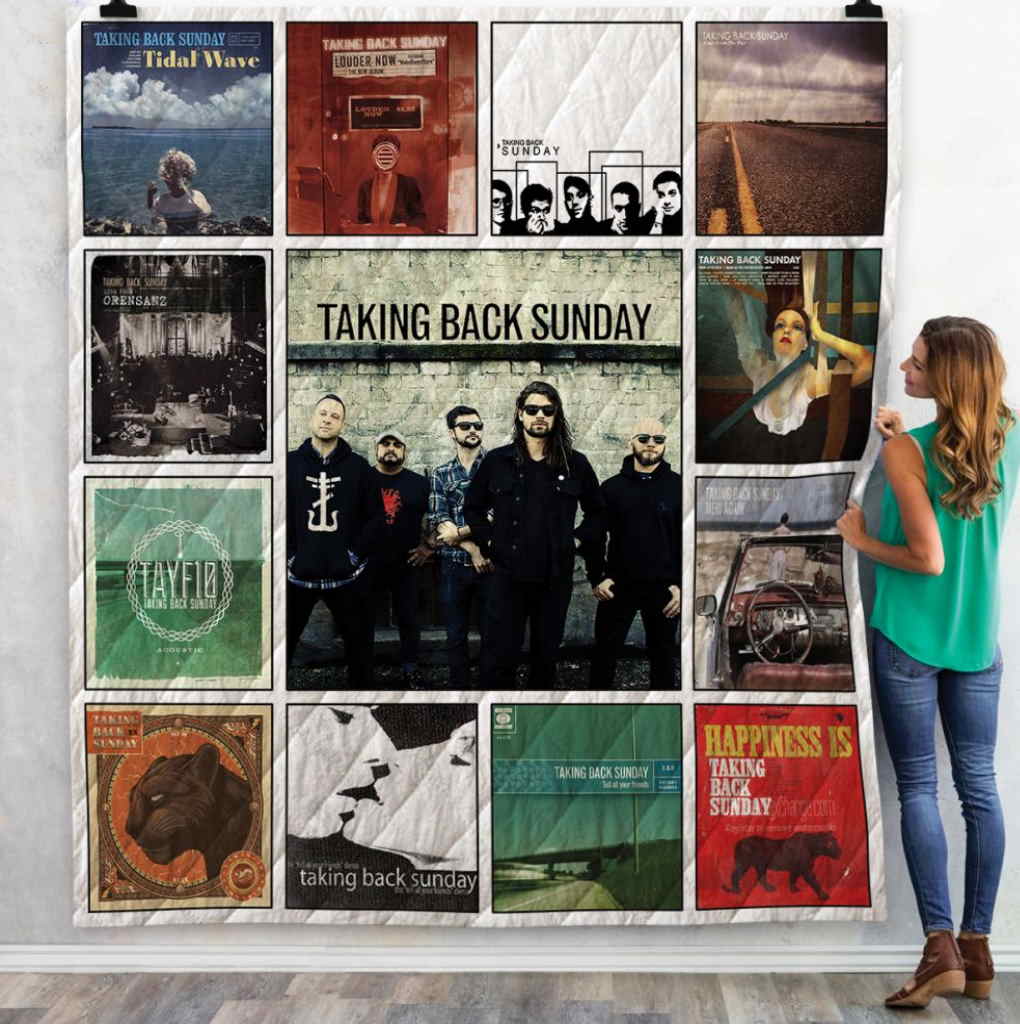 Taking Back Sunday 3D Quilt Blanket