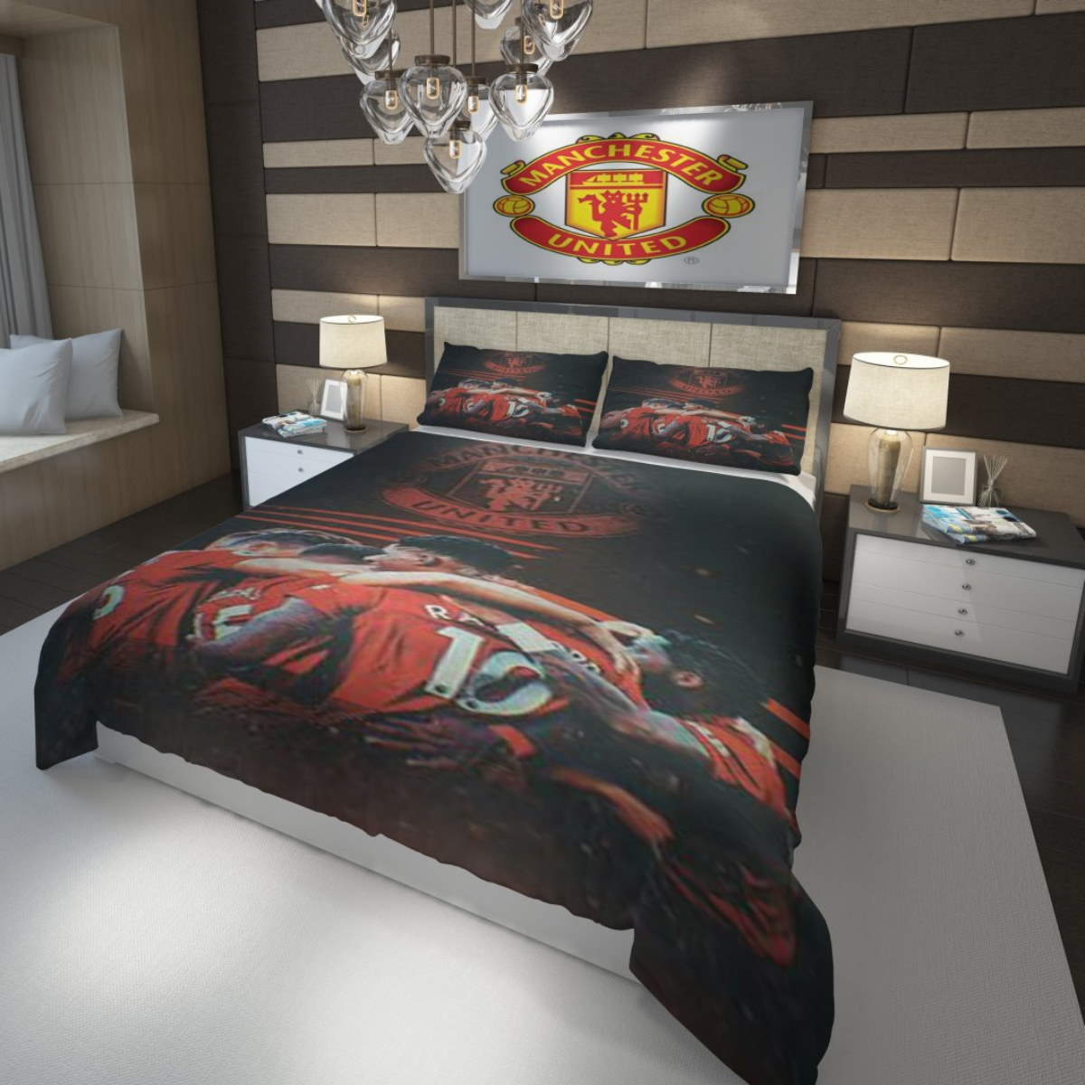 Team Manchester F.C. 3D Bedding Set