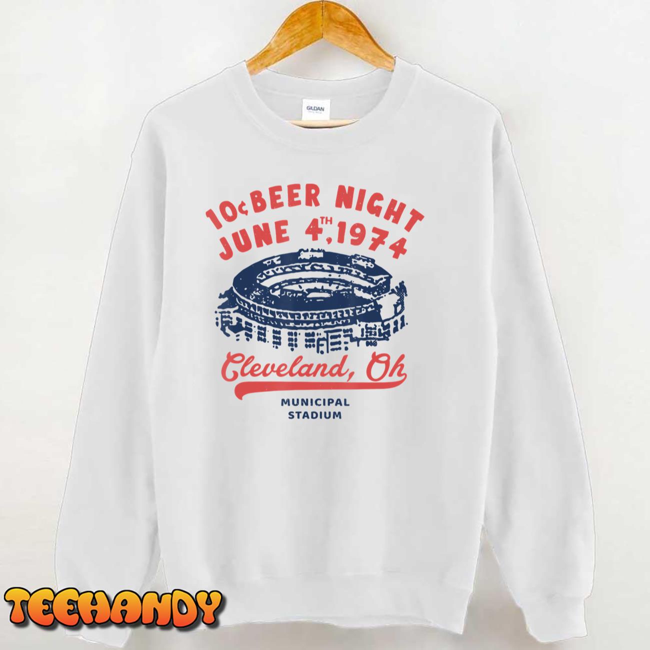 Ten Cent Beer Night Cleveland Ohio Unisex EST.1974 T-Shirt