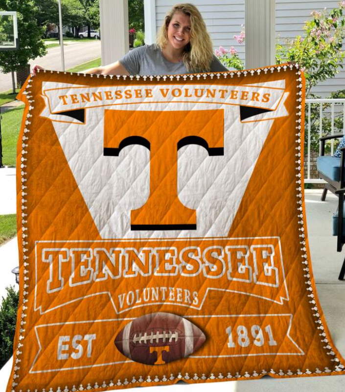 Tennessee Volunteers Football 3D Quilt Blanket