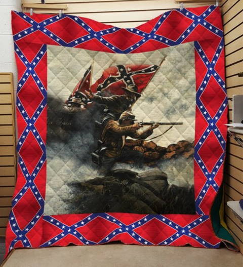 Texas Army Flag 3D Quilt Blanket