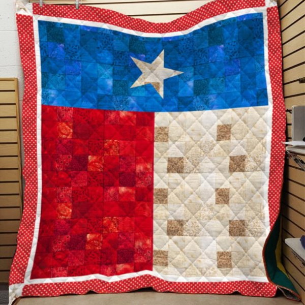 Texas Flag Printing 3D Quilt Blanket