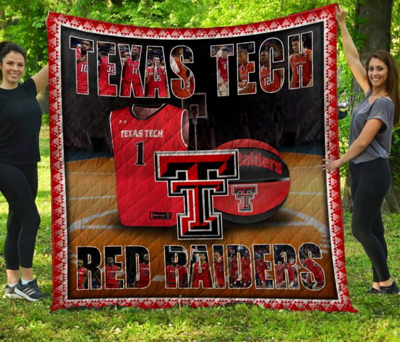 Texas Tech Red Raiders Football 3D Quilt Blanket