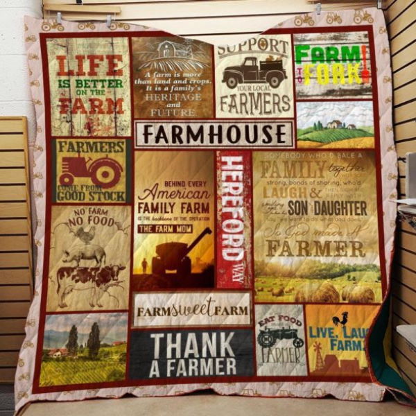 Thankfamer 3D Quilt Blanket