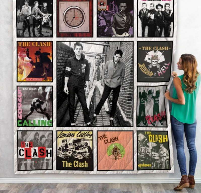 The Clash All Over Printed Quilt Blanket