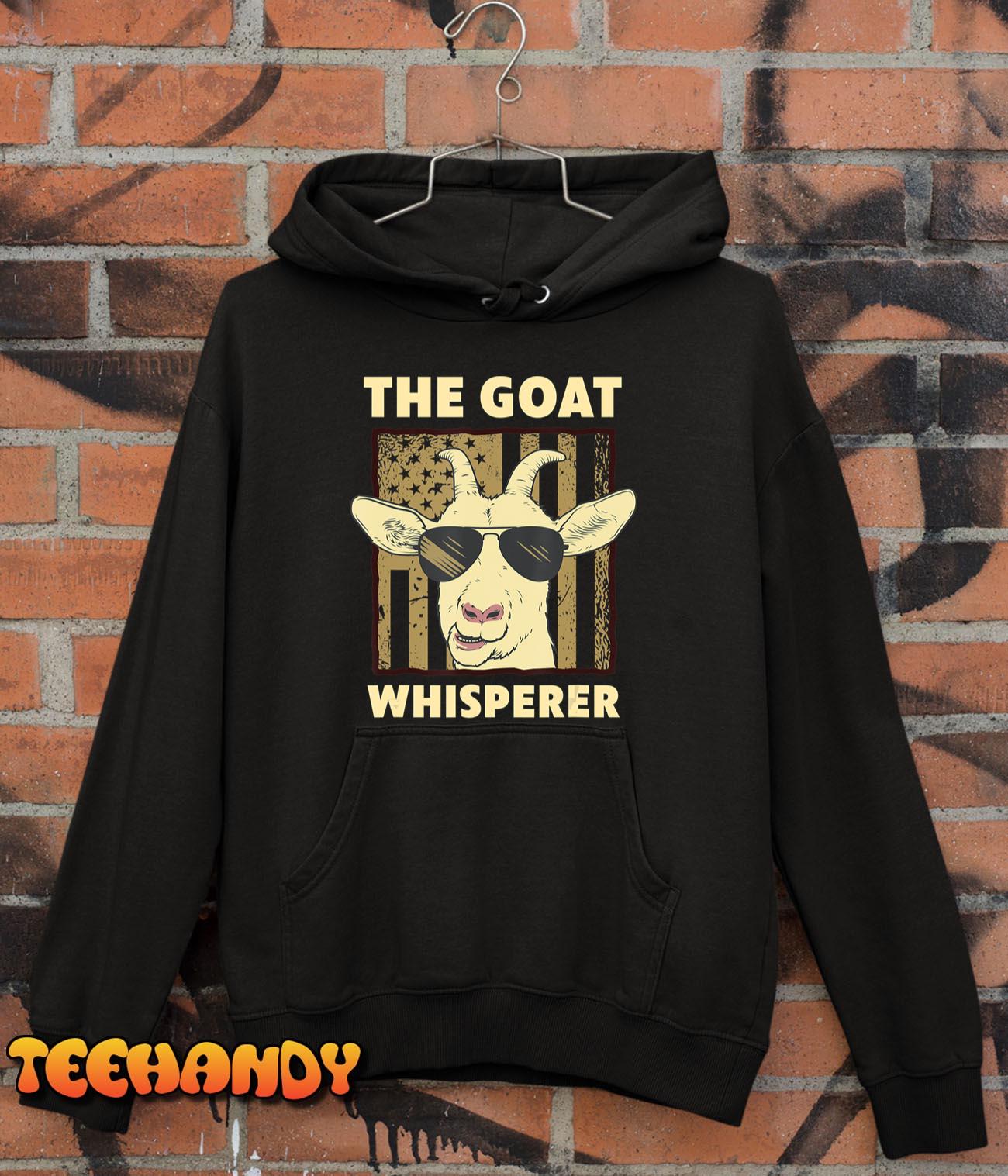 The Goat Whisperer Design For Women Men Farmer Goat Lover T-Shirt