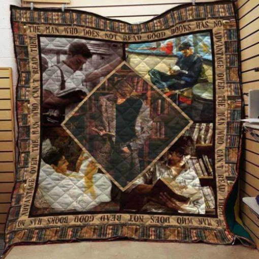 The Man Who Does Not Read Good Book 3D Quilt Blanket