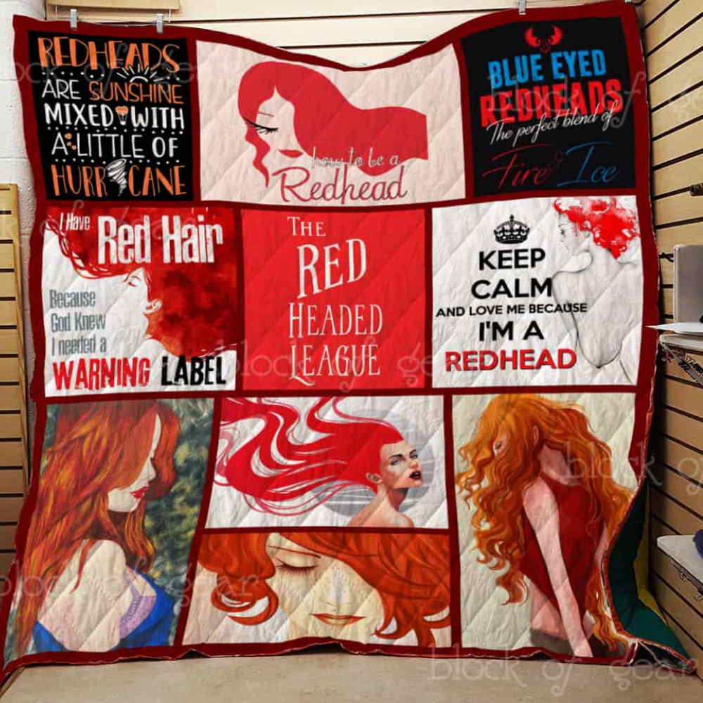 The Red Headed League Quilt Blanket