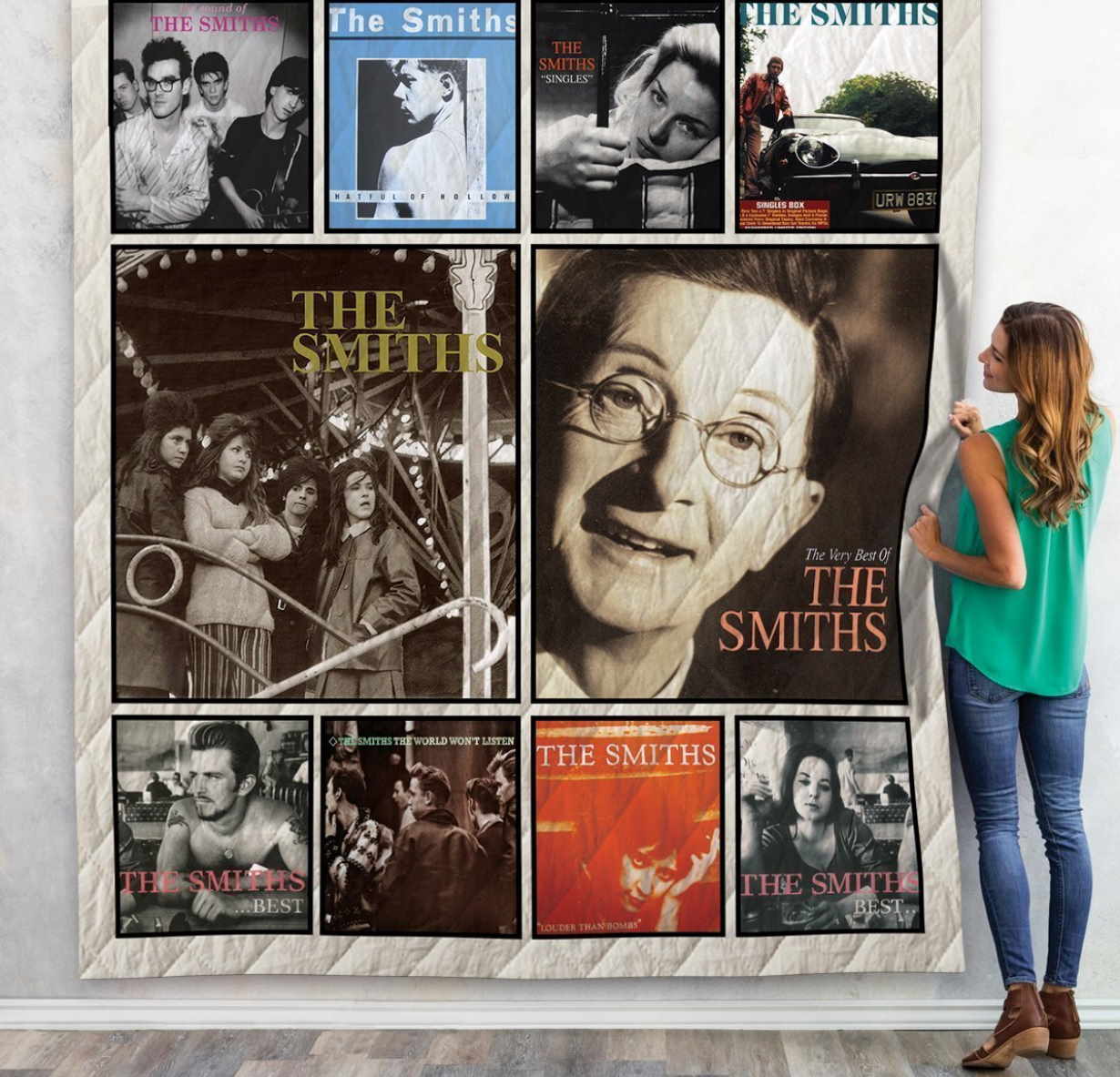 The Smiths Compilation 3D Quilt Blanket