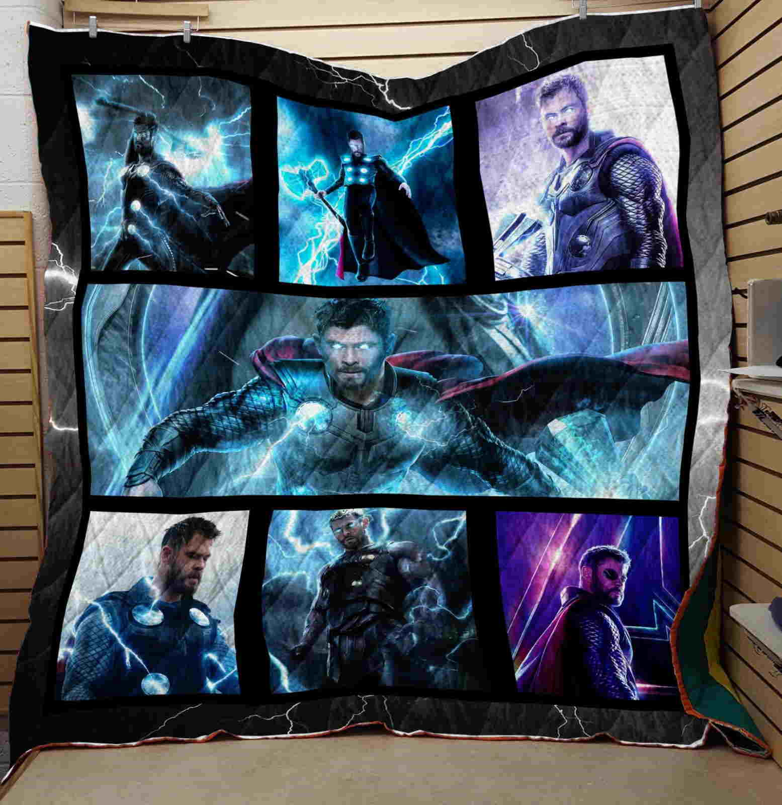 Thor Superhero 3D Quilt Blanket