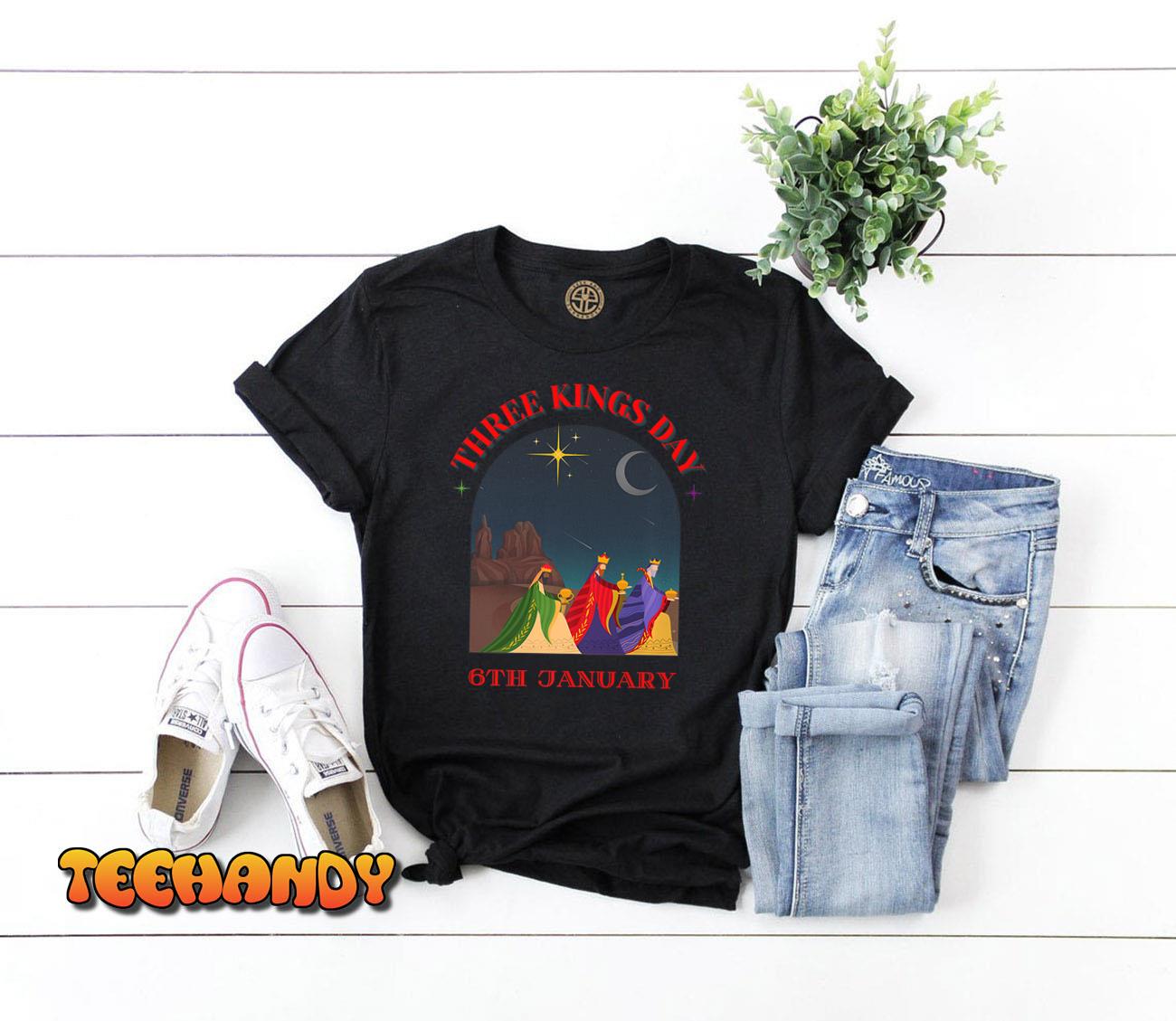 Three Kings Day 6 January Epiphany Dia De Los Reyes Magos Premium T-Shirt