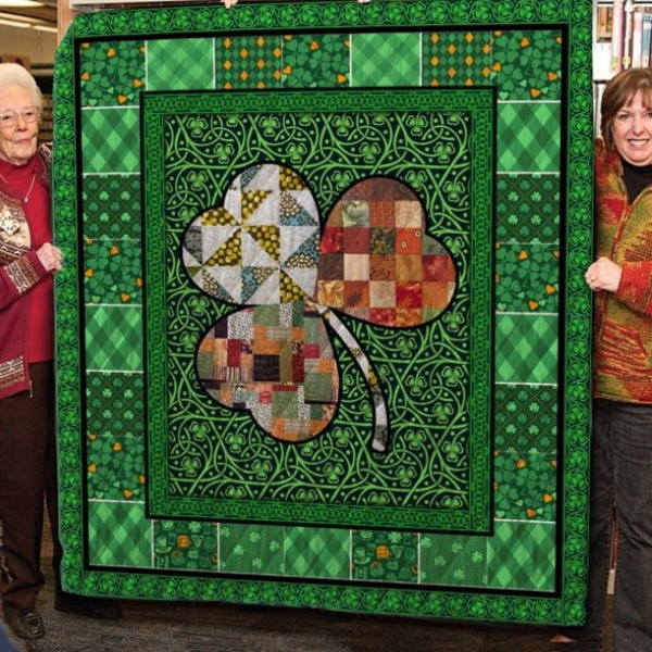 Three Leaf Lucky New Version 3D Quilt Blanket