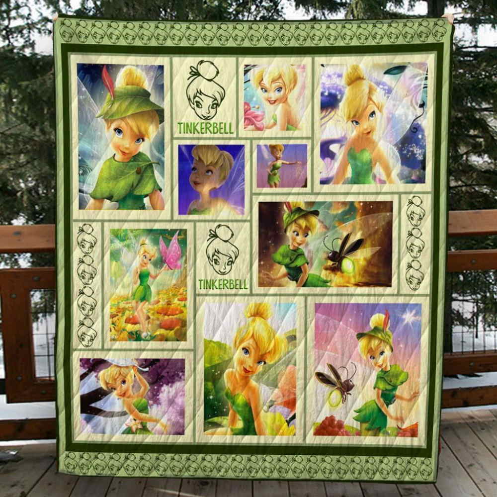 Tinkerbell 3D Quilt Blanket