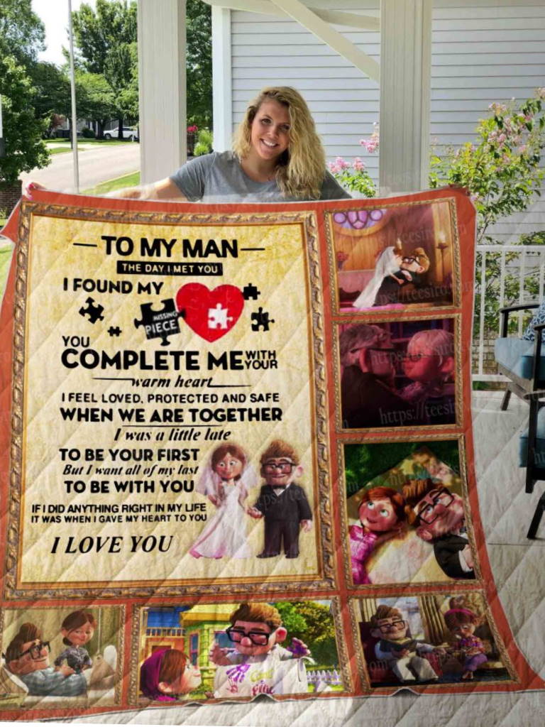 To My Man Quilt Blanket