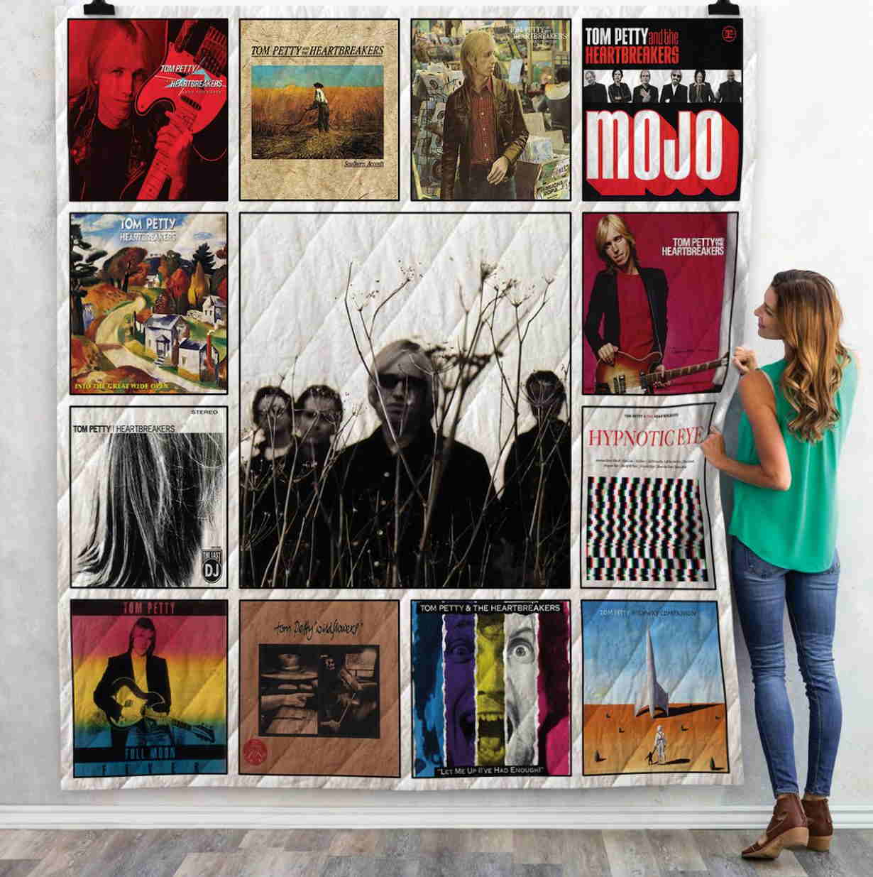 Tom Petty Album Quilt Blanket