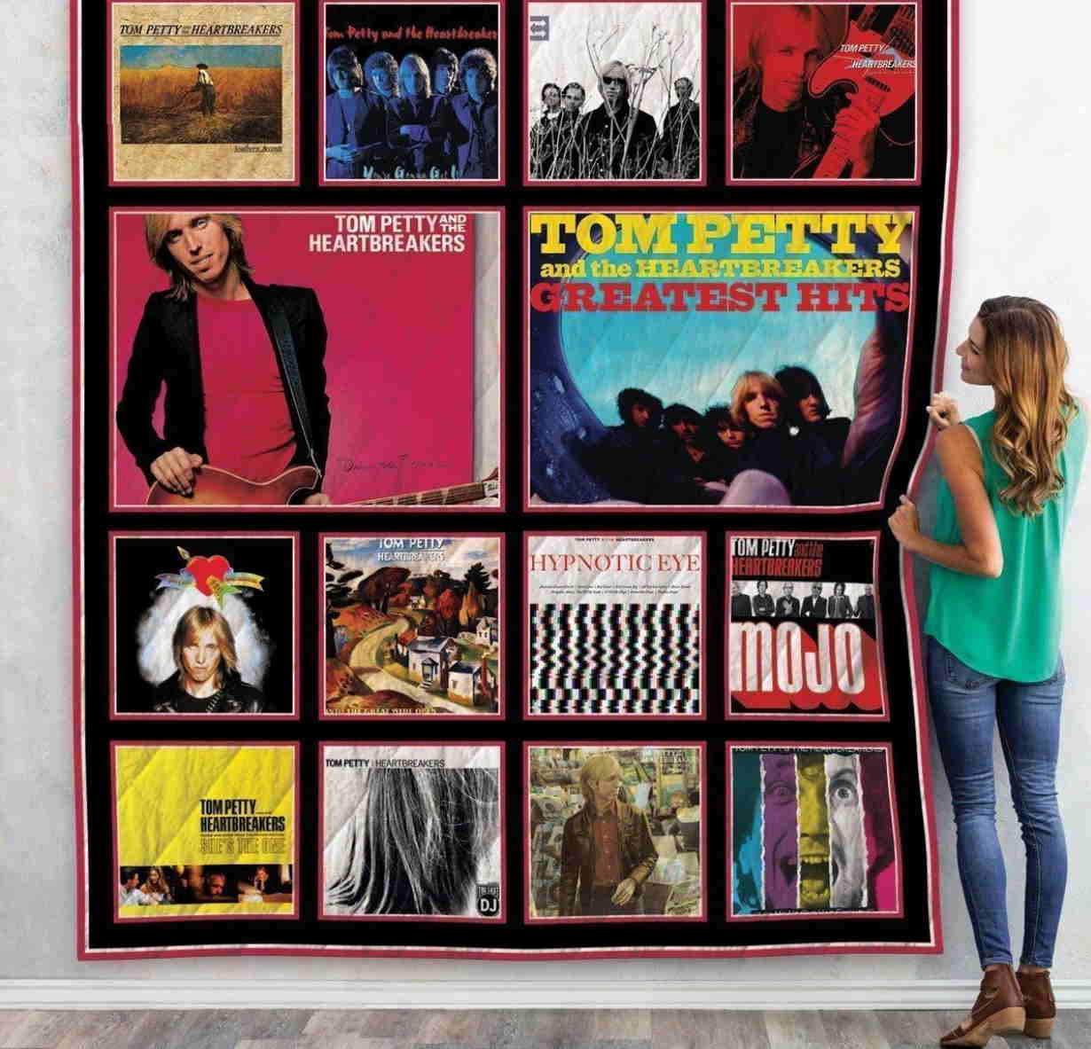 Tom Petty And The Heartbreakers Albums 3D Quilt Blanket