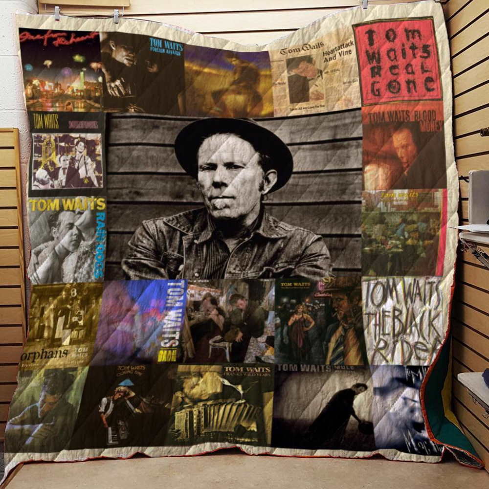 Tom Waits Albums 3D Quilt Blanket