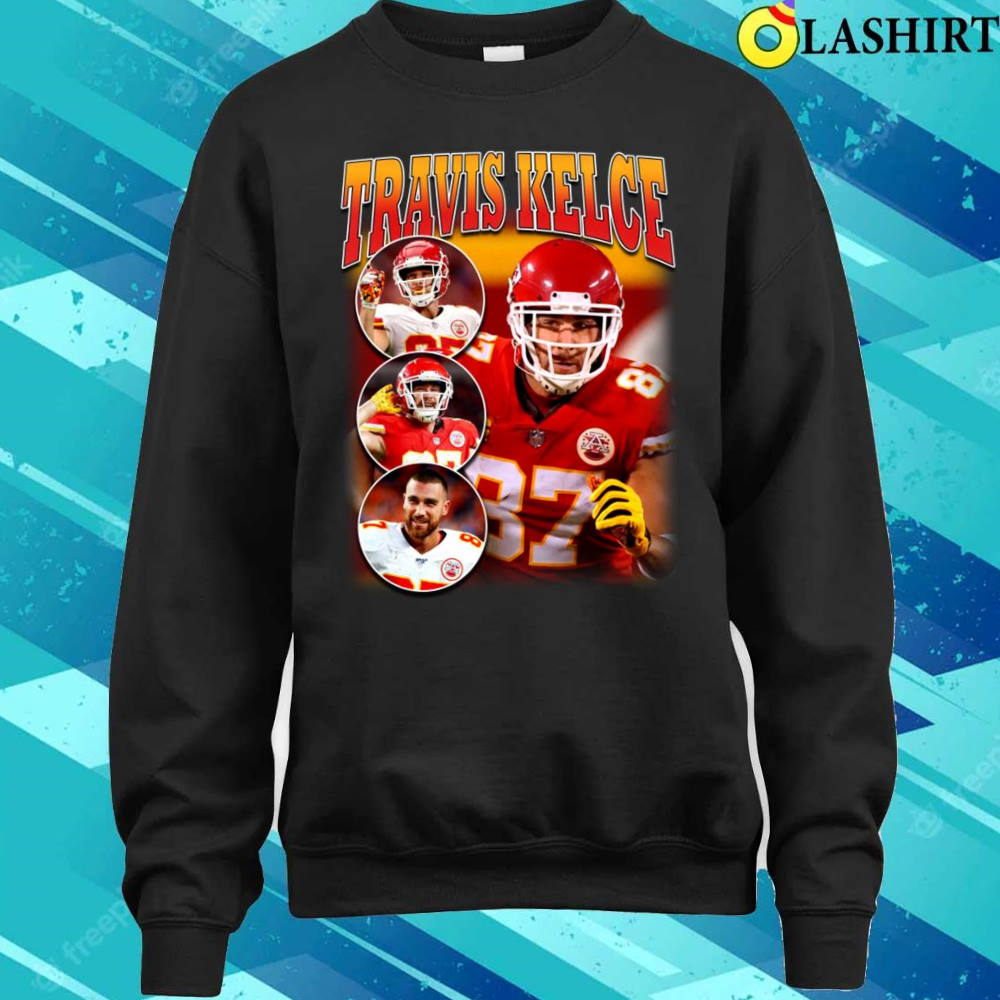 Travis Kelce T-shirt, Travis Kelce Vintage Bootleg T-shirt