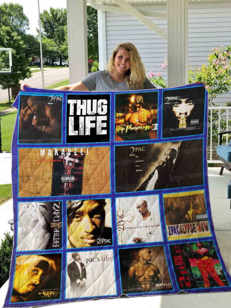 Tupac Shakur Quilt Blanket