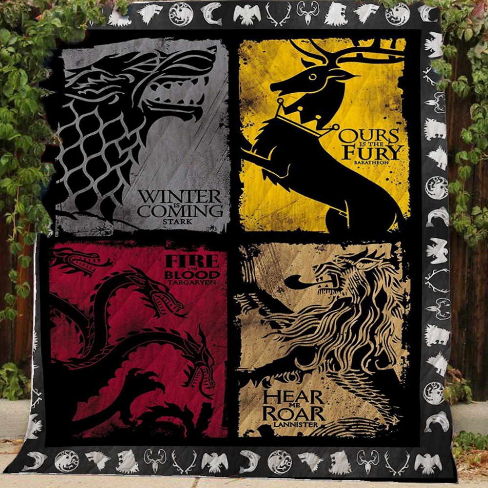 Unique Game Of Thrones Quilt Blanket