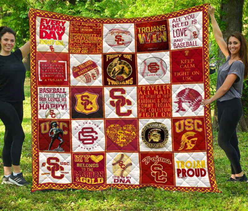 University Southern 3D Quilt Blanket