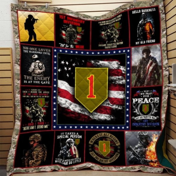 U.S Army Printing Quilt Blanket