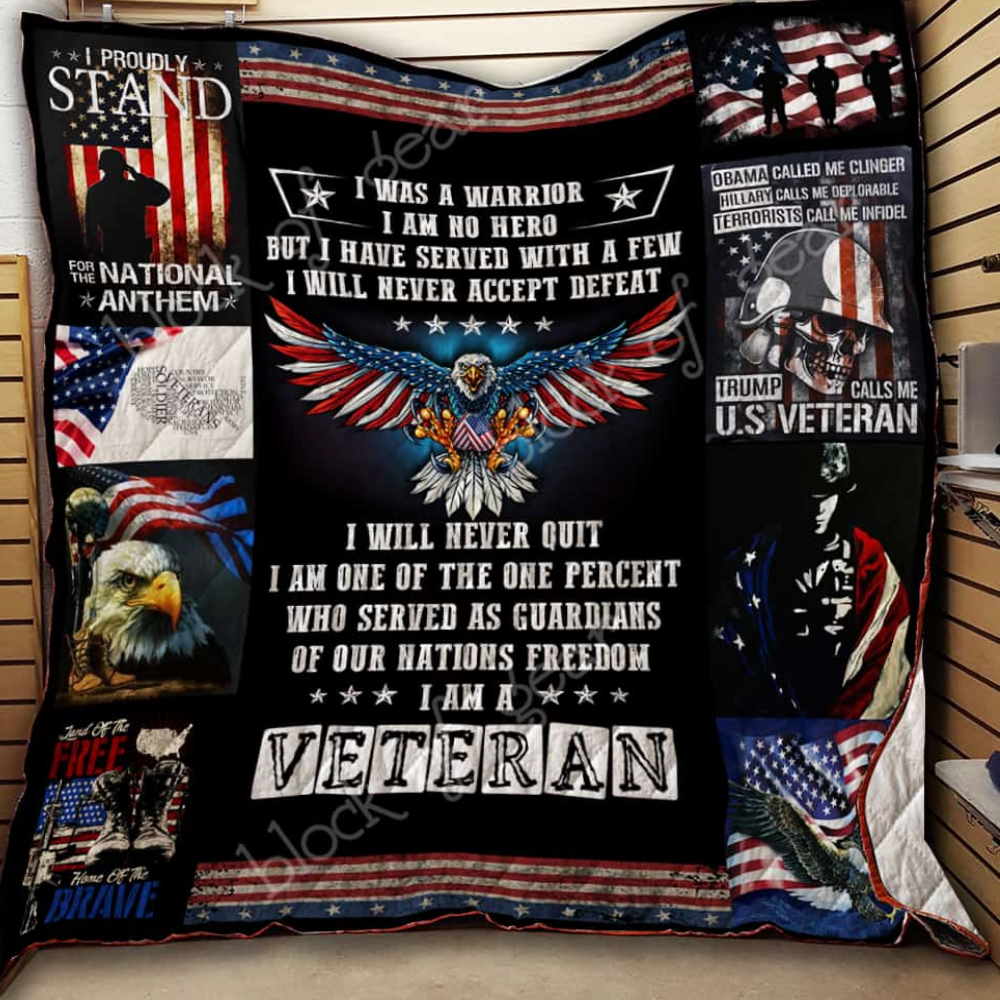 U.S. Veteran Quilt Blanket