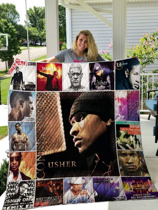 Usher 3D Quilt Blanket