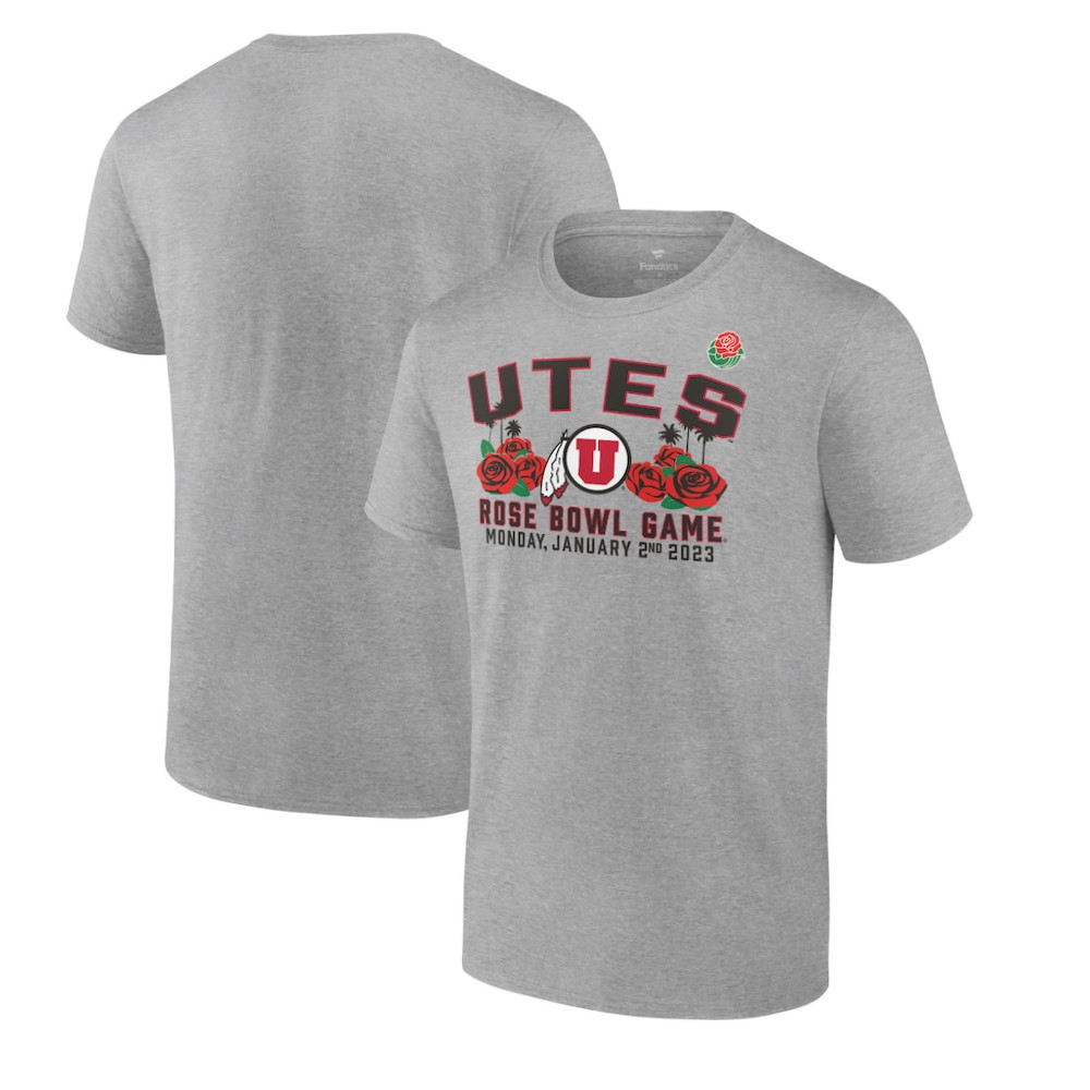 Utah Utes 2023 Rose Bowl Gameday Stadium T-Shirt