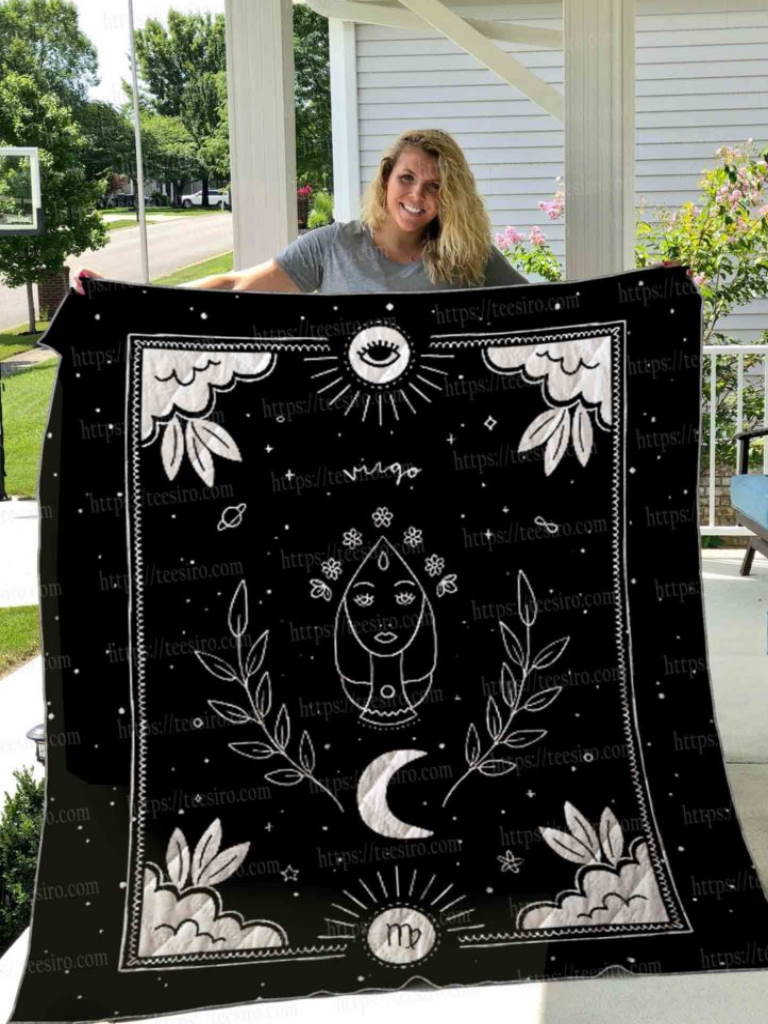 Virgo All Over Printed Quilt Blanket