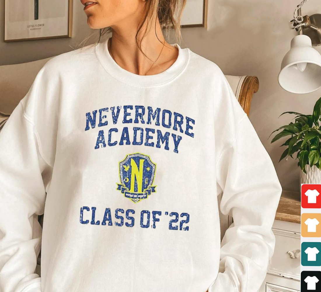 Wednesday Addams Nevermore Academy Class Of 22 Shirt