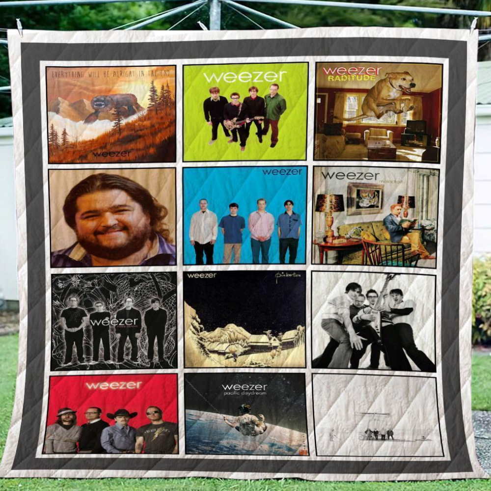 Weezer Lp Album 3D Quilt Blanket