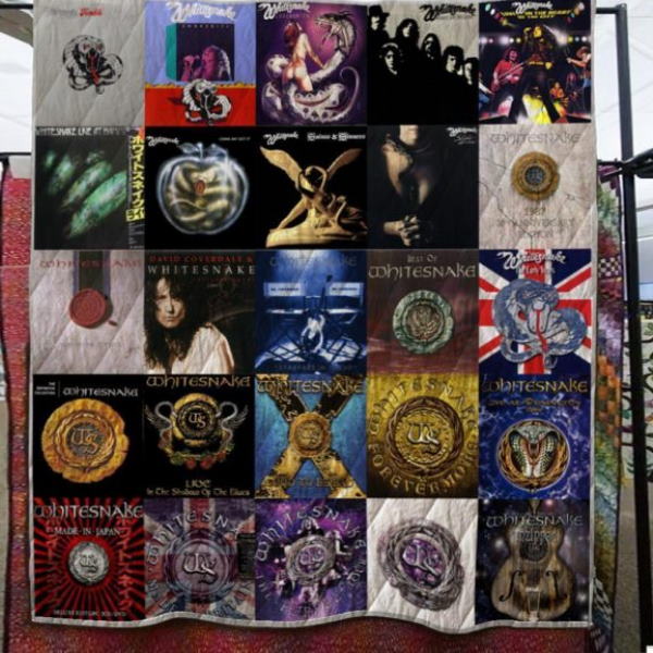 Whitesnake Full 3D Customized Quilt Blanket