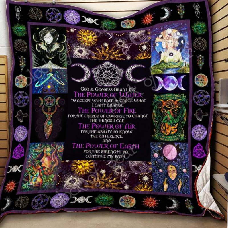 Wiccathe Power Of Me 3D Quilt Blanket