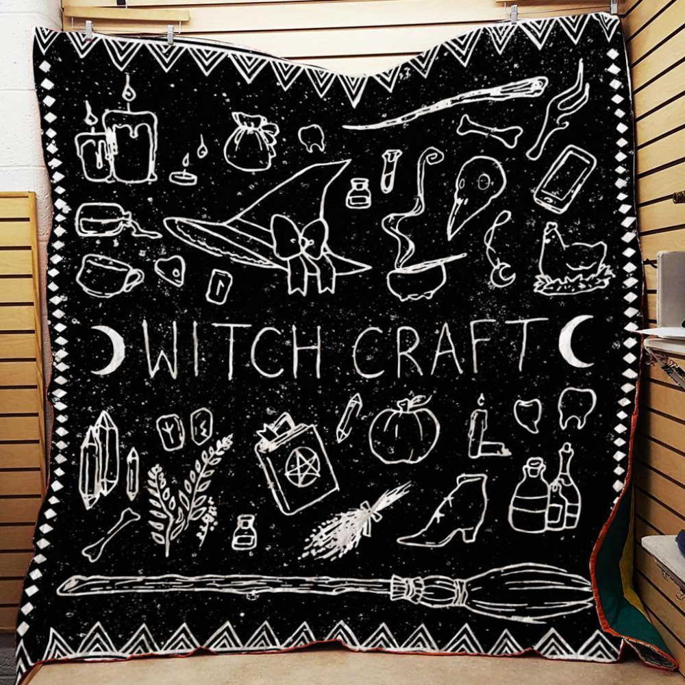 Witch Craft Quilt Blanket