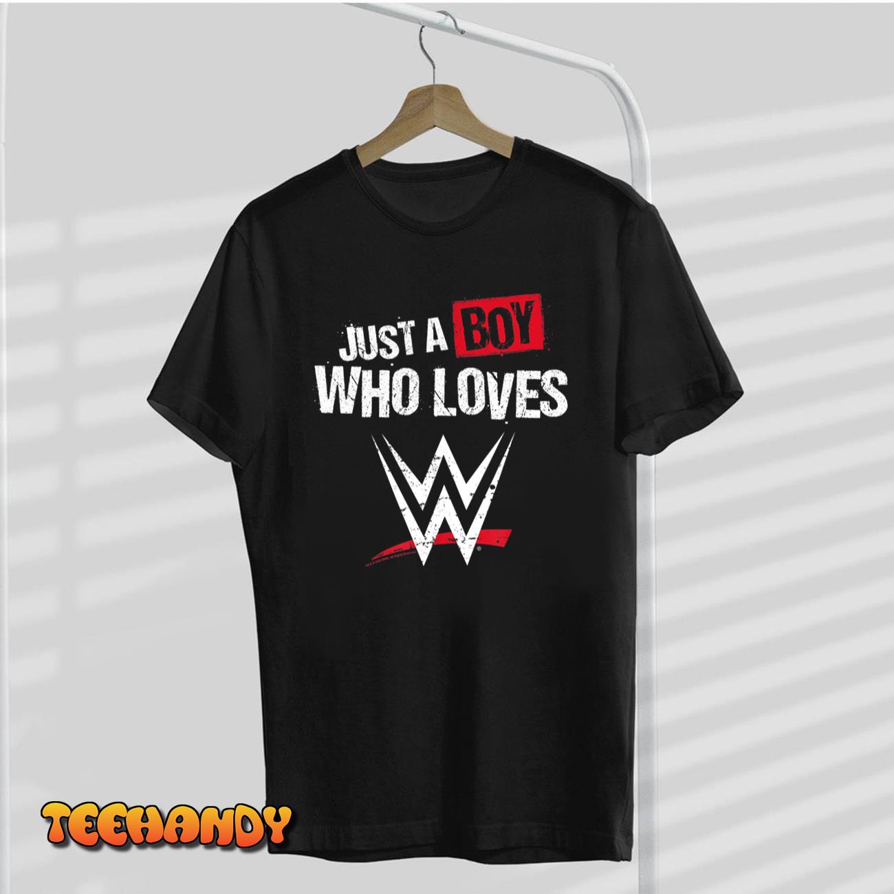 WWE Just A Boy Who Loves Wrestling T-Shirt