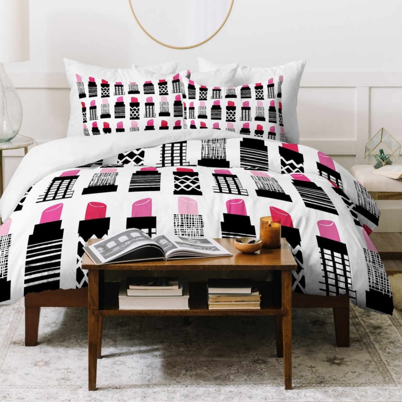 Zoe Wodarz Lipstick City Bedding Set