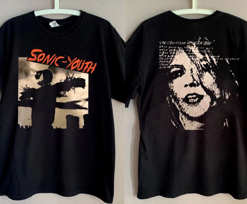 1985 Sonic Youth Bad Moon Rising Album Promo T-Shirt
