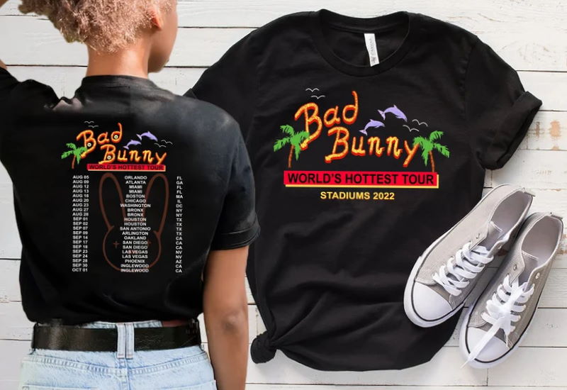 2022 Bad Bunny Tour Shirt