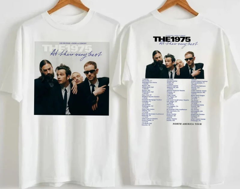 2022 The 1975 At Their Very Best North American Tour T-Shirt