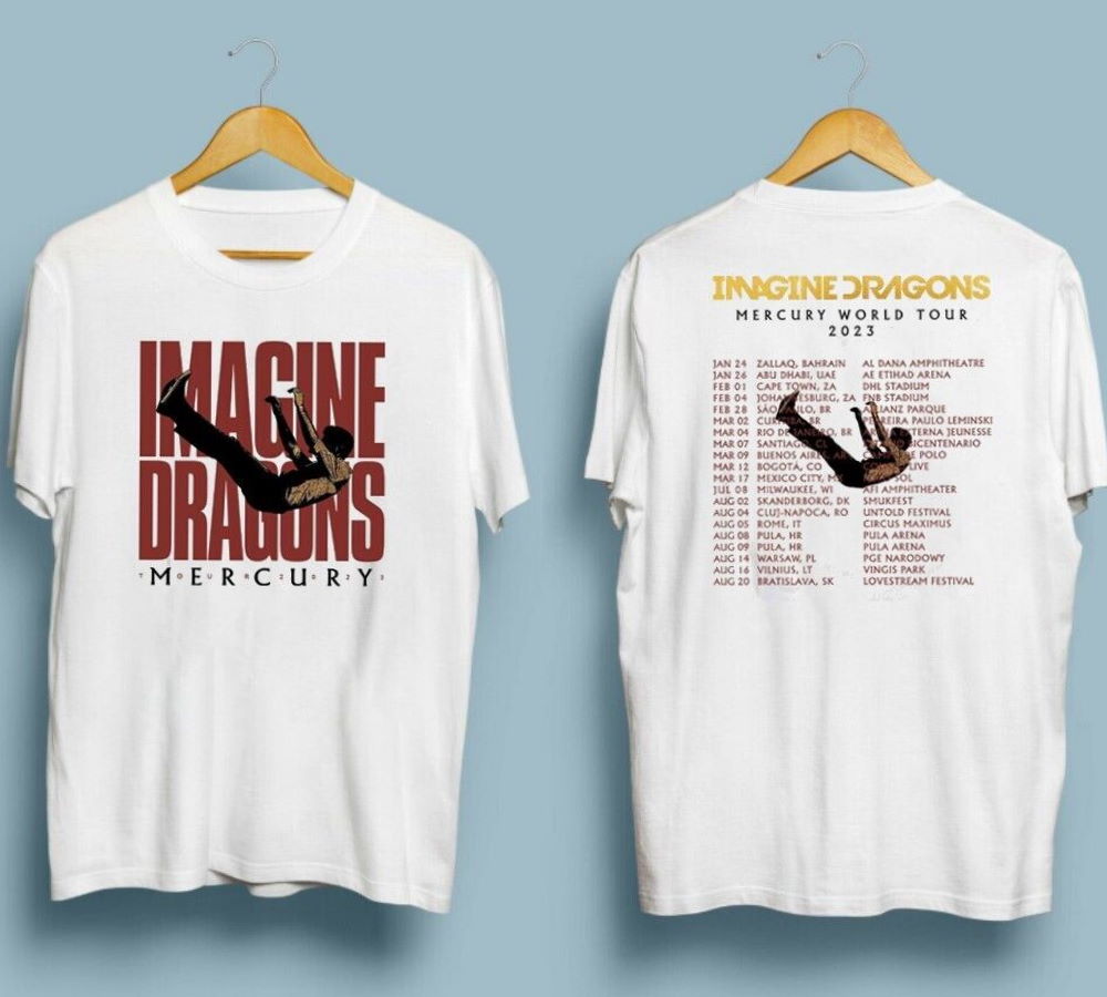 2023 Imagine Dragon Mercury World Tour T-Shirt