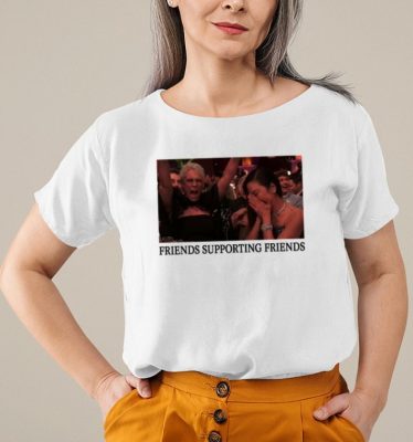 Jamie Lee Curtis Wearing Friends Supporting Friends Michelle Yeoh Shirt 1