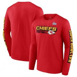 Kansas City Chiefs Super Bowl LVII Star Trail Long Sleeve T-Shirt