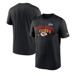Kansas City Chiefs Super Bowl LVII Team Logo Lockup T-Shirt