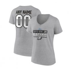 Philadelphia Eagles Super Bowl LVII Custom Name & Number T-Shirt