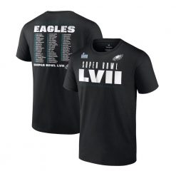 Philadelphia Eagles Super Bowl LVII Varsity Roster T-Shirt
