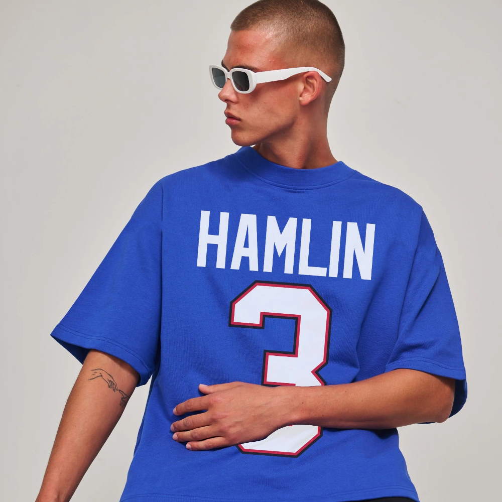 Pray For Damar Hamlin Shirt Bills Mafia Strong Man - Anynee